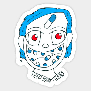 Feed your head Sticker